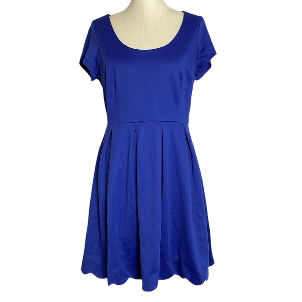 NWT Elle blue fit & flair dress size 10